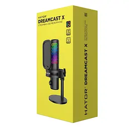 Мікрофон конденсаторний HATOR ES-S10 X Dreamcast RGB USB Black - мініатюра 6