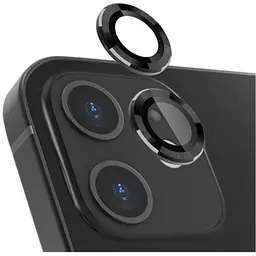 Захисне скло на камеру DK Lens Metal Ring Eagle Eye для Apple iPhone 12 mini 016203 black