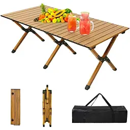 Розкладний стіл SpringFun L 120×60×45см кемпінговий портативний стіл для туризму