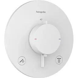 Термостат для душу Hansgrohe Ecostat Comfort S прихованого монтажу 2 function matt white 33715700