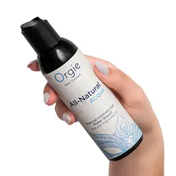 Лубрикант на водній основі Orgie All Natural Acqua, 150 мл, нелипкий, гладенький, натуральний склад - мініатюра 2