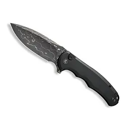 Ніж cкладний Civivi Praxis C18026E-DS1 Damascus чорне лезо