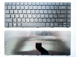 Клавіатура для ноутбуків Acer Aspire 3410T, 3810, 4410T, 4535, 4810, eMachines D640 чорна матова