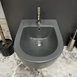 Підвісне біде VBI Vulcano grey matt VBI-020411, Сірий - мініатюра 3