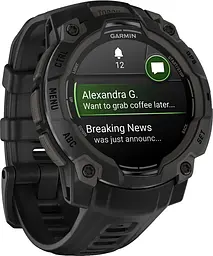 Смарт-годинник Garmin Instinct 3 50mm Amoled Black with Charcoal Band (010-03020-00/40) - мініатюра 6