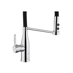 Змішувач для кухні Kroner KRP Ersel - C03111BLK Хром - мініатюра 5