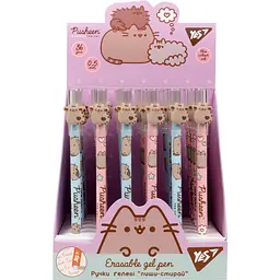 Ручка гелева пиши-стирай Yes Pusheen 0.5 мм синя (420398) - мініатюра 4