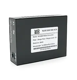 Медіаконвертер пари YOSO RTL-8201 (A+B) 1310-1550 WDM одноволоконний Full/Half duplex, SC 25km - мініатюра 5