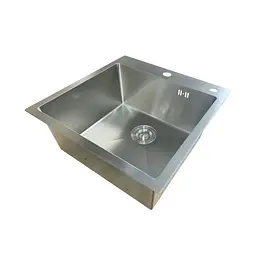 Кухонна мийка з нержавіючої сталі Mixxus MH5050 Micro Decor Ss Color MI8212, Нержавіюча сталь - мініатюра 3