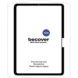 Захисне скло BeCover 10D для Apple iPad Pro 11" M4 2024 Black (711677) - мініатюра 2