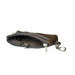 Ключниця Borsetta темно-коричнева GRANDE PELLE 15х8.5х1 см acs0032174 - мініатюра 3