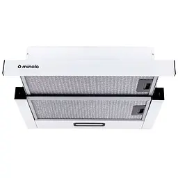 Витяжка телескопічна MINOLA HTL 5214 WH 700 LED