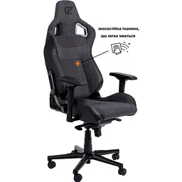 Геймерське крісло GT Racer чорне з темно-сірим (X-8005 Dark Gray/Black) - мініатюра 1