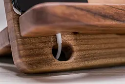 Дерев'яний органайзер для смартфона Apple ecoWalnut 210x170x170 мм - мініатюра 3