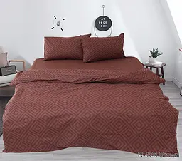 Постільна білизна (R128Brown) Сімейний TAG tekstil pbe0028283 - мініатюра 1