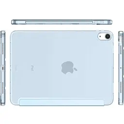 Чохол-книжка BeCover Tri Fold Hard для Apple iPad Air 4/5 2020/2022 10.9" Light Blue (709663) - мініатюра 3