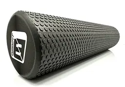 Масажний ролик EasyFit Foam Roller 60 см Чорний