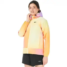 Куртка штормова Picture Organic Surface Printed Women L Світло-жовтогарячий