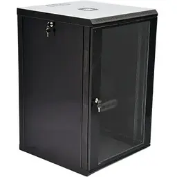 Шафа 18U 600х600х907 мм ШГВ акрилове скло чорний