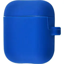 Чохол Silicone Case + Carabine для AirPods Blue [33027] - мініатюра 2