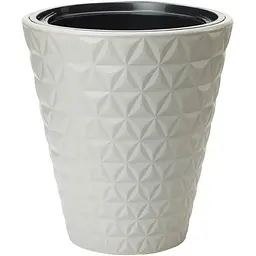 Горщик для квітів Form-Plastic Diamant-30 14.6 л сірий (2900-040)