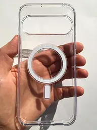 Прозорий протиударний чохол для Google Pixel 9 Pro XL Ultra Hybrid MagSafe Прозорий - мініатюра 3