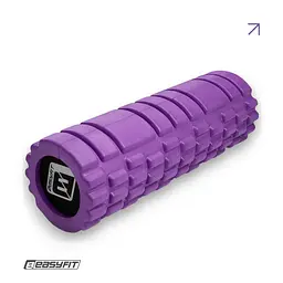 Масажний ролер EasyFit Solid Grid Roller Mini 30 см фіолетовий (EF-2057-V)