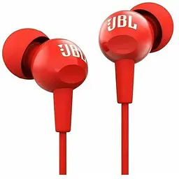 Гарнітура дротова JBL C100SI червона - мініатюра 5