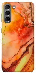 Чохол Demsky Червоний корал мармур для Samsung Galaxy S21