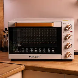 Духовка електрична настільна SOKANY SK-450 об'ємом 50 літрів з таймером Sokany SK450W - мініатюра 25