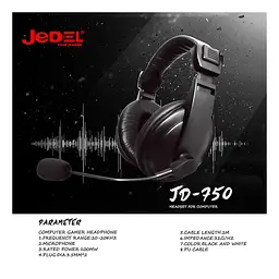 Гарнітура Jedel JD-750 - мініатюра 4