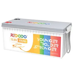 Акумулятор Redodo LiFePO4 12.8V 300Ah , 3840Wh, BMS 200A - мініатюра 2