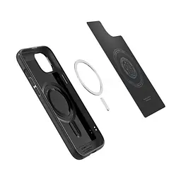 Чехол Spigen Mag Armor MagSafe для iPhone 15 Plus Matte Black (ACS06671) + защитное стекло - мініатюра 7