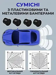 Парктронік на 4 датчики, дисплей Assistant Parking - мініатюра 4