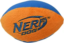 М'який футбольний м'яч для собак Nerf Dog Trackshot з інтерактивною пищалкою і хрустом - мініатюра 2