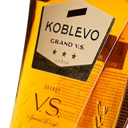 Коньяк України Koblevo Reserve 3 зірки, 40%, 0,35 л - мініатюра 6