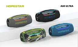 Колонка Bluetooth Hopestar A60 Ultra 450 Вт із мікрофоном RGB, IPX6, 30000 mAh - мініатюра 3