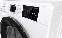 Пральна машина Gorenje фронтальна 8 кг 1200 A+++ 55 см дисплей інвертор пара Wi-Fi білий - мініатюра 5
