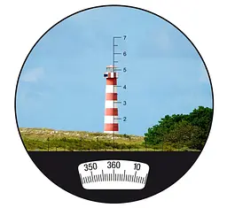 Бінокль із далекомірною сіткою Bresser Nautic 7x50 WD Compass (1866815) - мініатюра 5