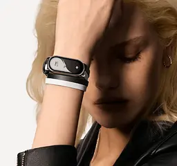 Ремінець для фітнес-браслета Xiaomi Smart Band 8 Strap чорно-білий BHR7296CN - мініатюра 3