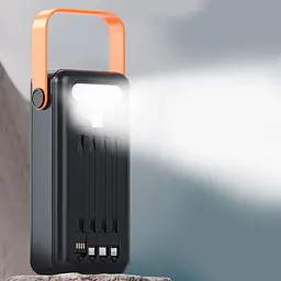 Зовнішній акумулятор / Повербанк YM-636CX 60000 mAh / Power Bank SOLAR 4хUSB - мініатюра 5