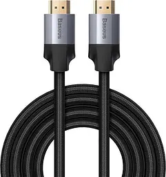 Кабель Baseus Enjoyment Series 4KHD Male To 4KHD Male Adapter Cable 1.5m WKSX000213 Dark gray