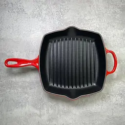 Сковорода-гриль Le Creuset Square Grillet 26 см вишнева 20183260600422 - мініатюра 3