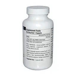 Амінокислота Source Naturals DMAE (діметіламіноетанол) 351 мг, 100 капсул (SN1582) - мініатюра 2