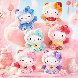 М’яка іграшка-сюрприз на кліпсі Pop Top Hello Kitty - Казкові бажання (25MR-017) - мініатюра 6
