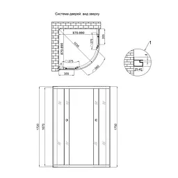 Душова кабіна Lidz Latwa SC90x90.SAT.MID.FR, скло Frost 4 мм без піддона, Універсальна, хром матовий, без поддона - мініатюра 2