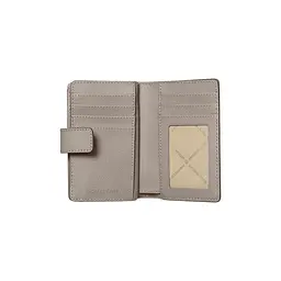 Жіночий шкіряний гаманець MICHAEL KORS Medium Saffiano, сірий - мініатюра 2