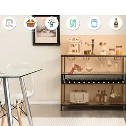 Стіл для кухні Costway Alfred фуршетний в стилі Loft - мініатюра 11