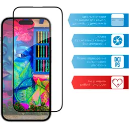 Скло захисне ACCLAB Full Glue Apple iPhone 14 Pro (1283126541971) - мініатюра 4