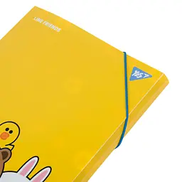 Папка Yes Line Friends, A4, на резинці (492098) - мініатюра 3